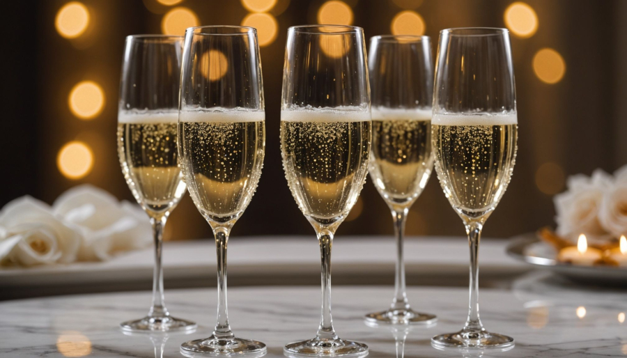 The best crystal flutes for your champagne moments